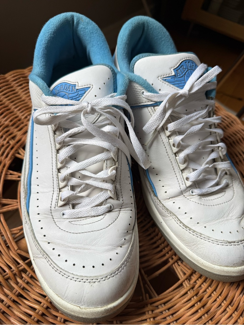 Jordan Retro 2- university blue men’s Low-Top Sneakers-size 13